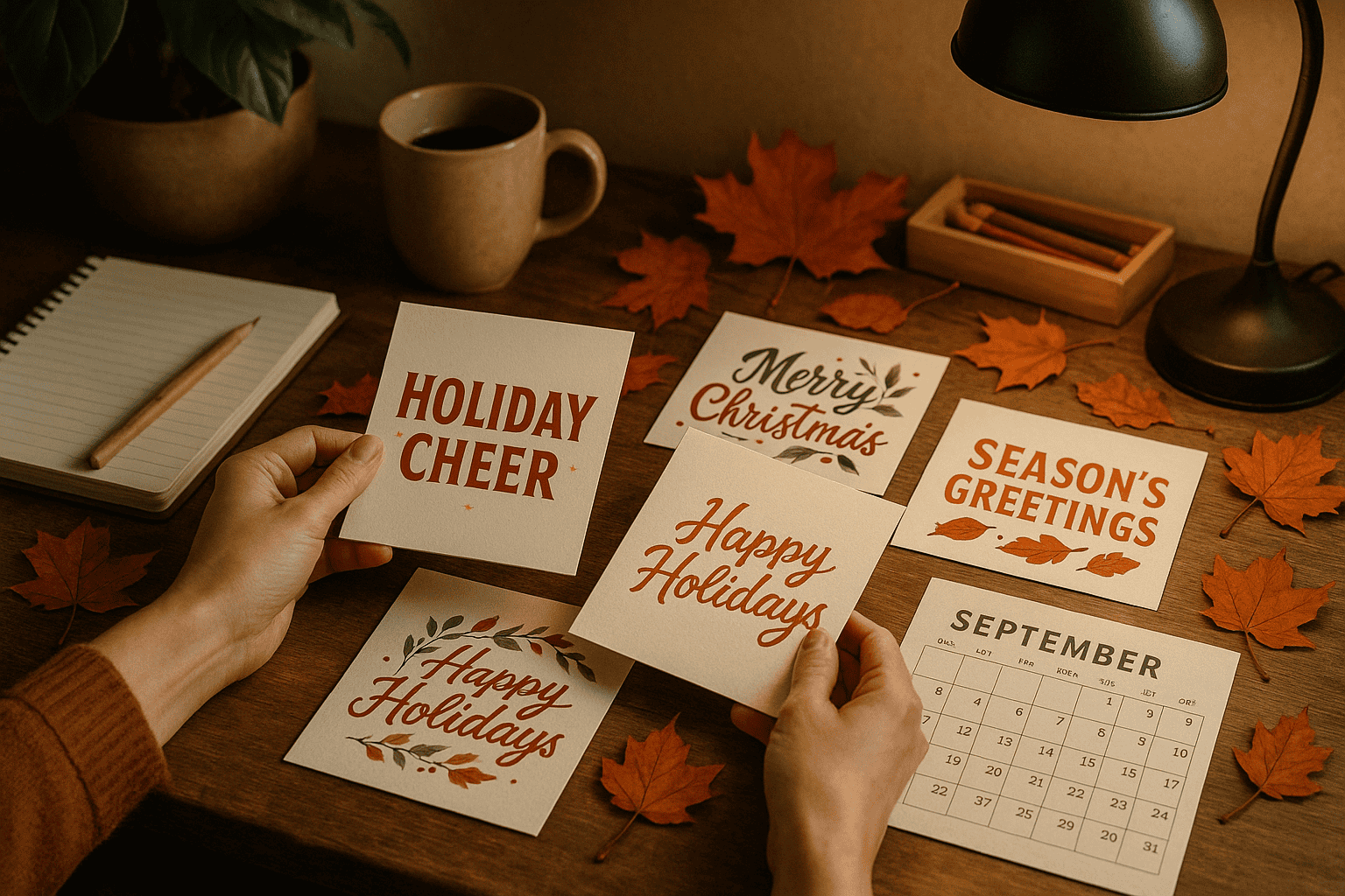 September is the smartest month for holiday prep printing.
